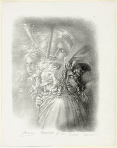 Galvina, fra samling af studiehoveder af Hyacinthe Louis Aubry Lecomte