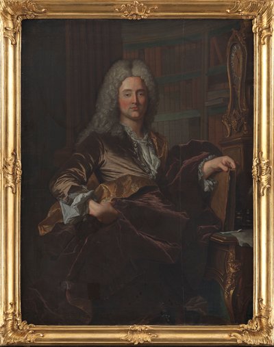 Portræt af højesteretsdommer Peder Benzon Mylius af Hyacinthe Rigaud