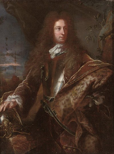 Portræt af en gentleman, traditionelt identificeret som John Churchill, 1. hertug af Marlborough af Hyacinthe Francois Rigaud