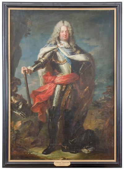 Stanislaus I Leszczynski, 1677–1766, konge af Polen af Hyacinthe Rigaud