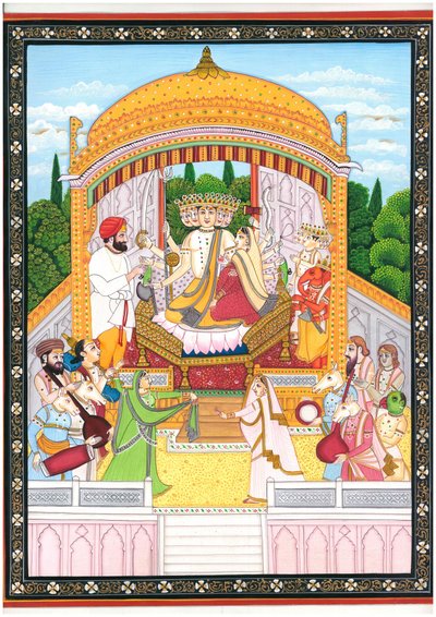 Den guddommelige Brahma-Saraswati-ceremoni af IMAGINEERS STUDIO