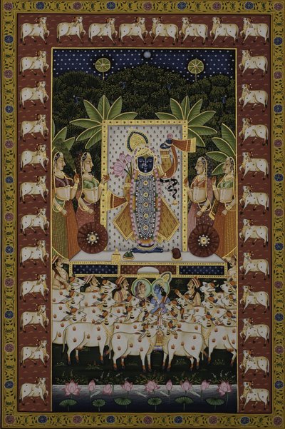 Lord Krishna og køerne af IMAGINEERS STUDIO