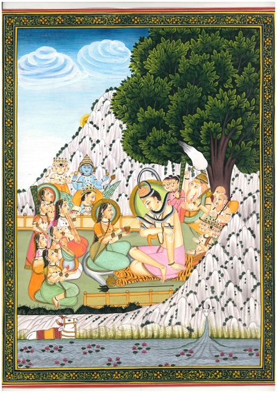 Shiva og Parvati – Den guddommelige sammenkomst af IMAGINEERS STUDIO