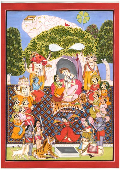 Shiva og Parvati – Den guddommelige sammenkomst af IMAGINEERS STUDIO