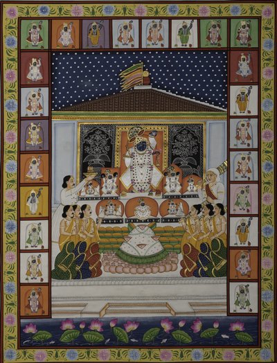 Tilbedelse i Shrinathji-templet af IMAGINEERS STUDIO