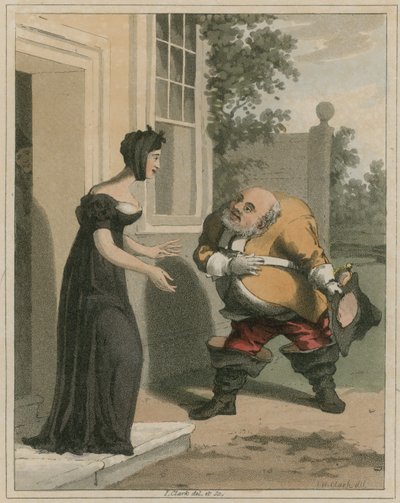 Illustration fra Hudibras af Samuel Butler af I Clark