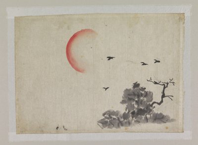 Landskab med nedgående sol af Ichirakasai