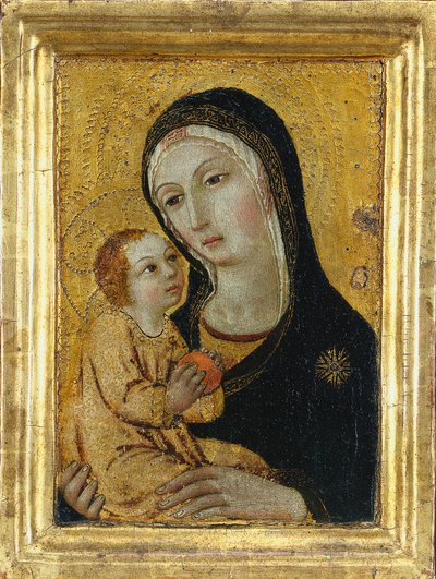 Jomfru og barn, 1400-tallet. af Icilio Federico Joni
