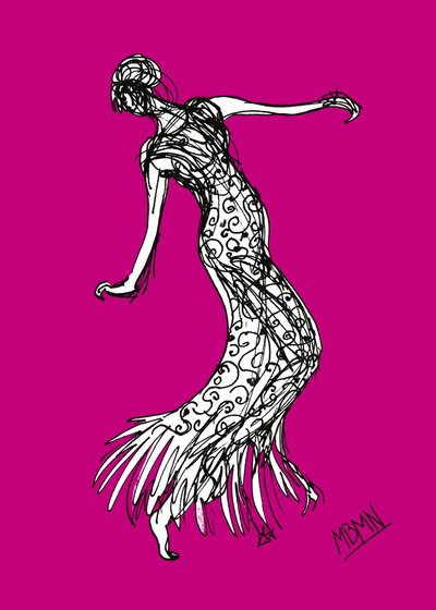 Den yndefulde magenta-dans af Ida Publishing