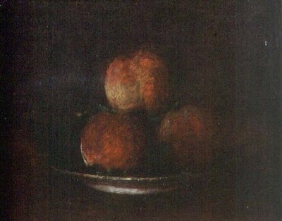 Three Peaches (olie på lærred) af Ignace Henri Jean Fantin Latour