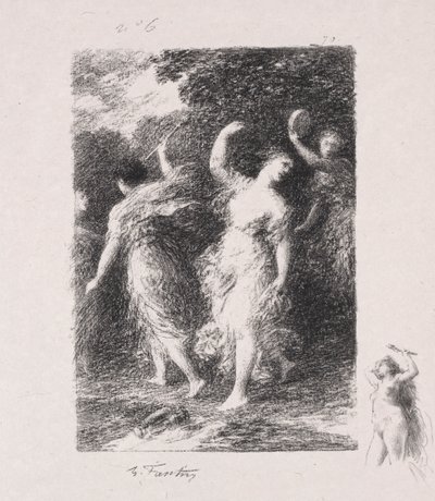 Bacchus. af Ignace Henri Jean Fantin Latour