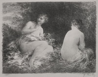 Badende, 1899. af Ignace Henri Jean Fantin Latour