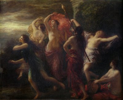 Dansere, 1891 af Ignace Henri Jean Fantin Latour
