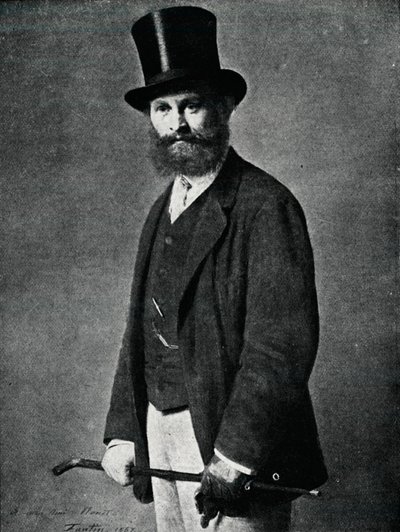 Edouard Manet. Fra Fantin-Latours portræt, 1901 af Ignace Henri Jean Fantin Latour
