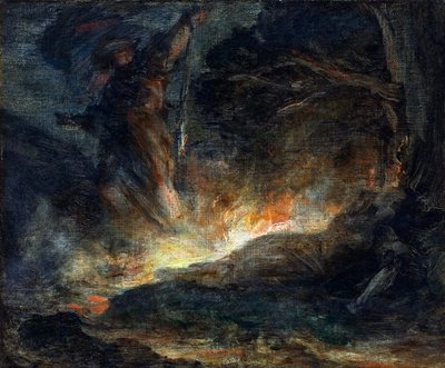 Slutningen af Valkyrien, 1877 af Ignace Henri Jean Fantin Latour
