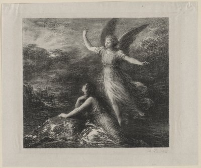 Paradise og Peri, 1884. af Ignace Henri Jean Fantin Latour