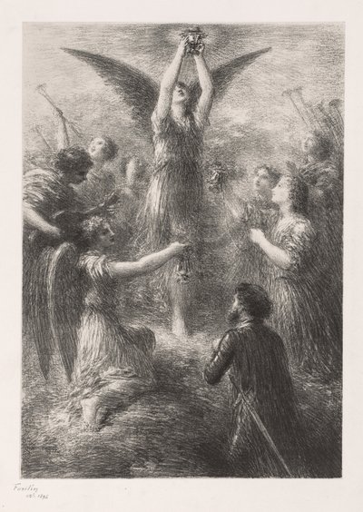 Præludium til Lohengrin, 1898. af Ignace Henri Jean Fantin Latour