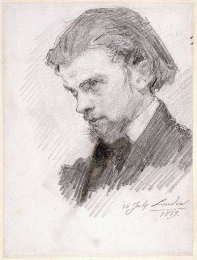 Selvportræt, 1859 af Ignace Henri Jean Fantin Latour