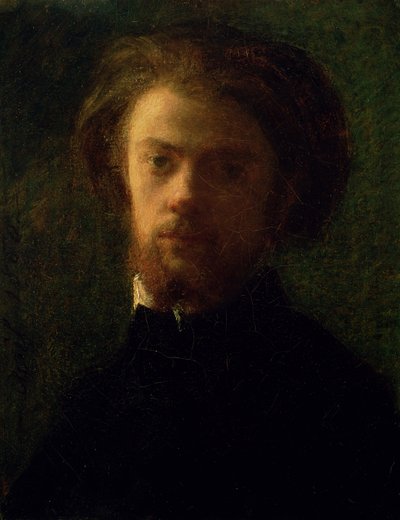 Selvportræt, 1860 af Ignace Henri Jean Fantin Latour