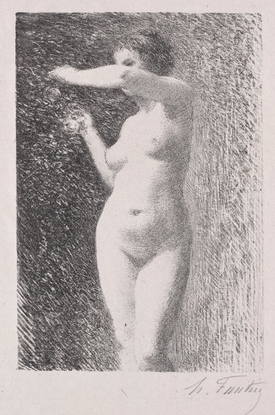 Studie for Eva, 1898. af Ignace Henri Jean Fantin Latour