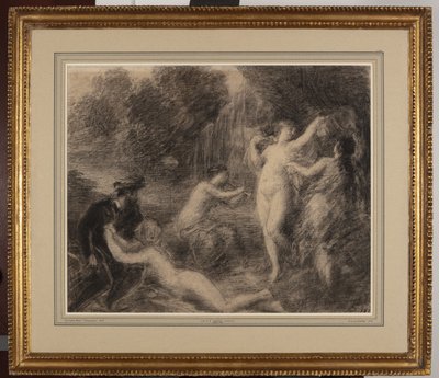 Tannhauser au Venusberg (kridt på papir) af Ignace Henri Jean Fantin Latour
