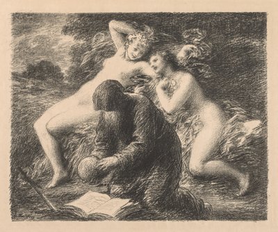 Sankt Anthonys fristelse, 1893. af Ignace Henri Jean Fantin Latour