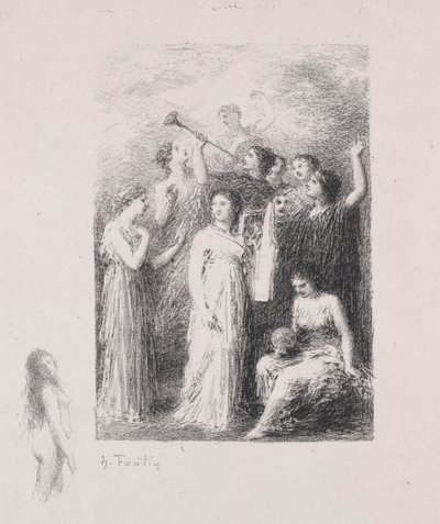 Den blinde. af Ignace Henri Jean Fantin Latour