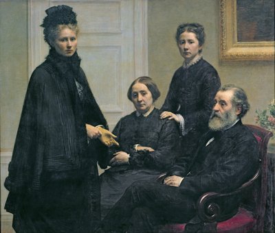 Familien Dubourg, 1878 af Ignace Henri Jean Fantin Latour