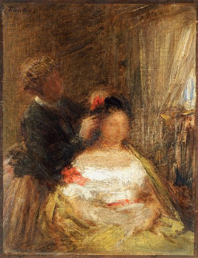 Frisøren af Ignace Henri Jean Fantin-Latour