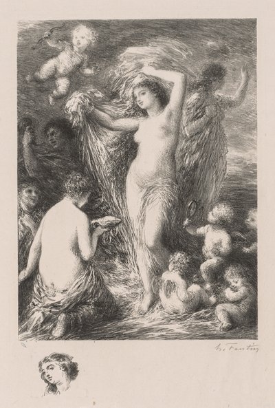 Venus Anadyomene, 1898. af Ignace Henri Jean Fantin Latour