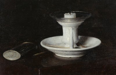 Hvid lysestage, 1870 af Ignace Henri Jean Fantin Latour