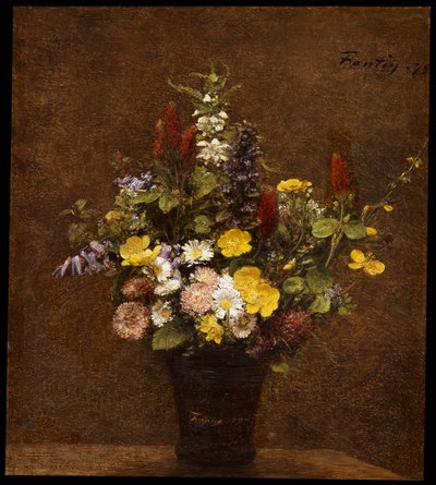 Vilde Blomster af Ignace Henri Jean Fantin Latour