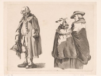 Komposition med tre stående figurer af Ignace Joseph de Claussin (attributed to)