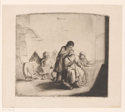 Helbredelse af Tobits øjne af Ignace Joseph de Claussin (attributed to)