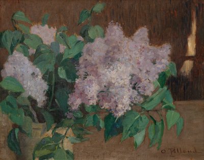 lilla (olie på lærred) af Ignace Nazaire Oswald Pilloud