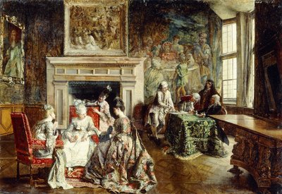 Ægteskabskontrakten, 1874 af Ignacio Leon y Escosura