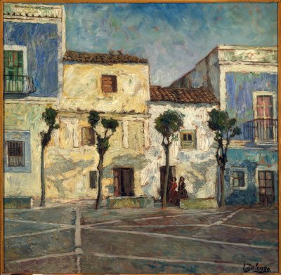 Huse i solen af Ignacio Zuloaga y Zabaleta
