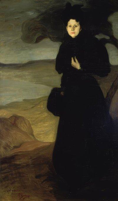 PORTRÆT AF VALENTINS-DETHOMAS - 1894/95 - O / L - 200X120 CM af Ignacio Zuloaga y Zabaleta