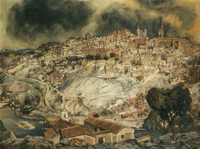 Fortet i Toledo; El Alcazar de Toledo, af Ignacio Zuloaga y Zabaleta