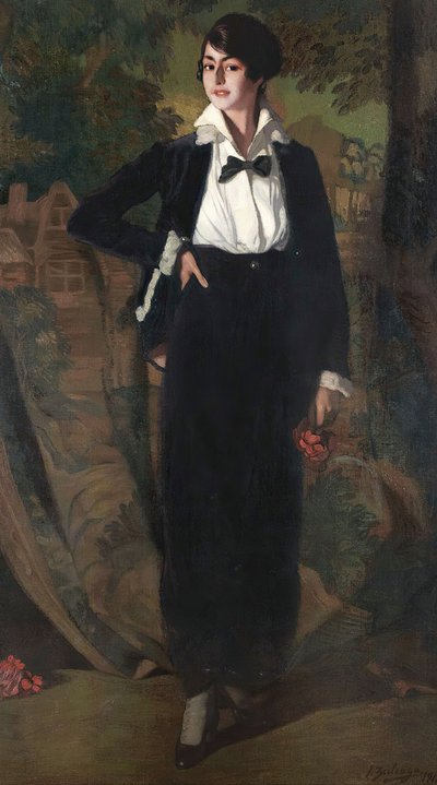 Miss Souty, 1915. af Ignacio Zuloaga y Zabaleto
