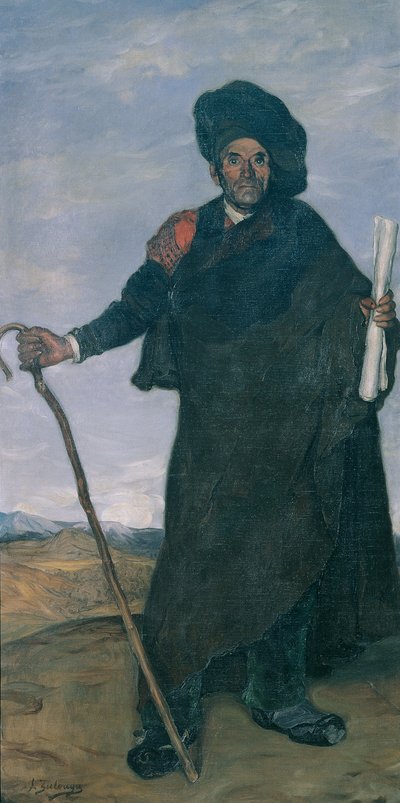 Portræt af digteren Don Miguel, ca. 1900. af Ignacio Zuloaga y Zabaleto