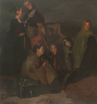Kristus siger farvel til sin mor efter opstandelsen, 1500-tallet af Ignacio Zuloaga y Zabaleto