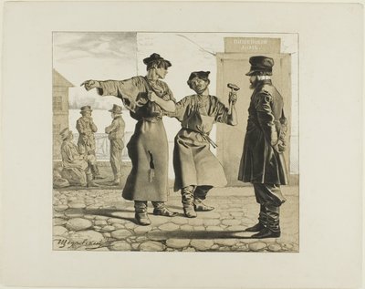 Scener fra russisk folkeliv af Ignatii Stepanovich Shchedrovskii