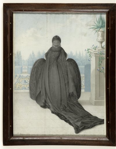 Portræt af kejserinde Maria Theresia af Østrig af Ignaz Manzador