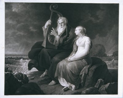 Ossian og Malvina af Ignaz Rungaldier