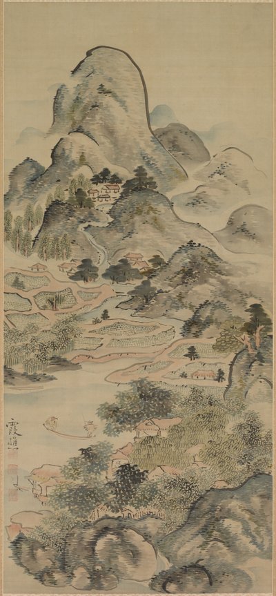 Fiskeri om foråret, 1700-tallet. af Taiga Ike
