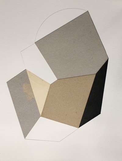 Moderne geometrisk abstrakt af Ildefonso Martín