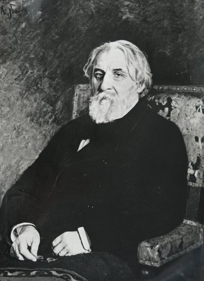 Ivan Sergejevitj Turgenev af Ilya Efimovich (after) Repin