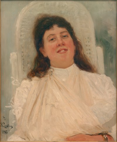 Portræt af Marianne von Werefkin af Ilya Efimovich Repin