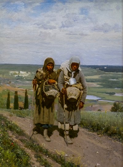 FROMME KVINDER PÅ PILGRIMNING af Ilya Efimovich Repin